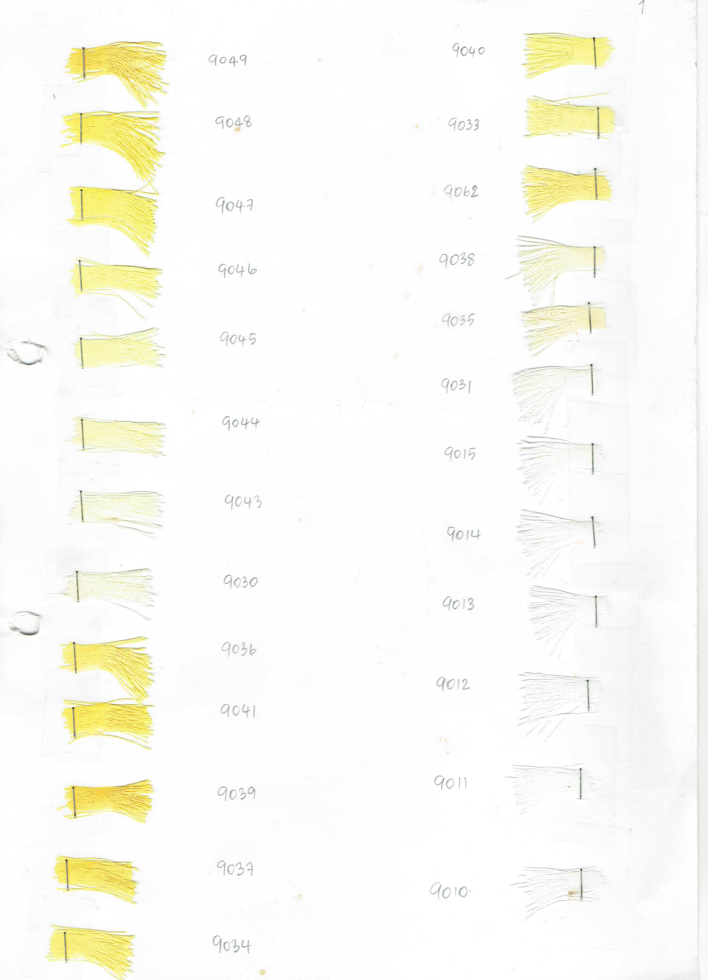 Example yellow dye